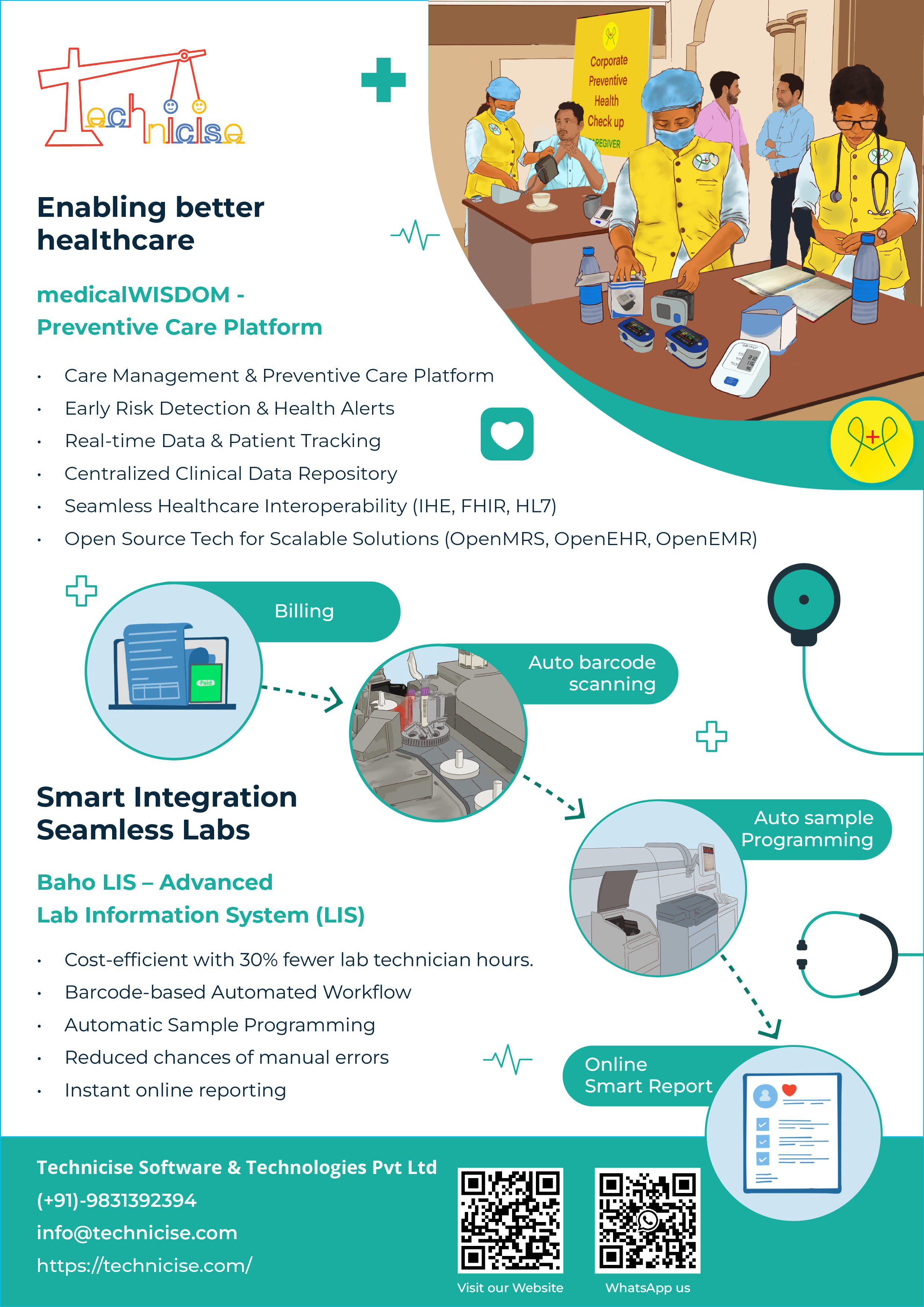 Healthcare hardware prototype render